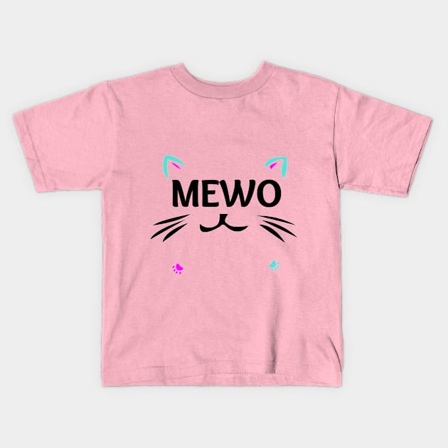 Cat Kids T-Shirt by IbrahemHassan